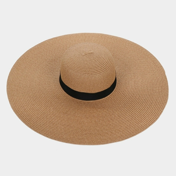 Khaki Extra Large Floppy Sun Hat